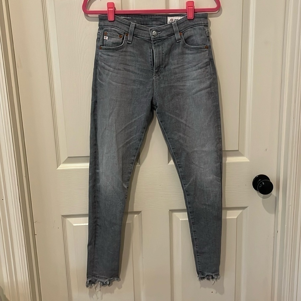 AG Farrah high rise ankle jeans, size 28